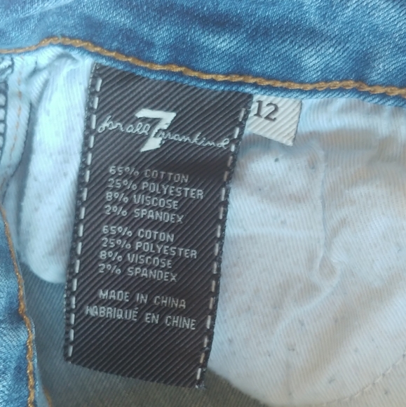 Seven for All Mankind Slim Fit Jeans size Boys 12 - Picture 4 of 7